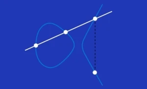 a close up of a blue background