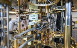 a close up of a factory